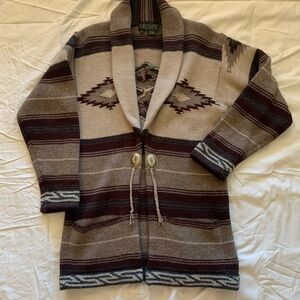 Karen Kane Shawl Collar Southwestern Cardigan